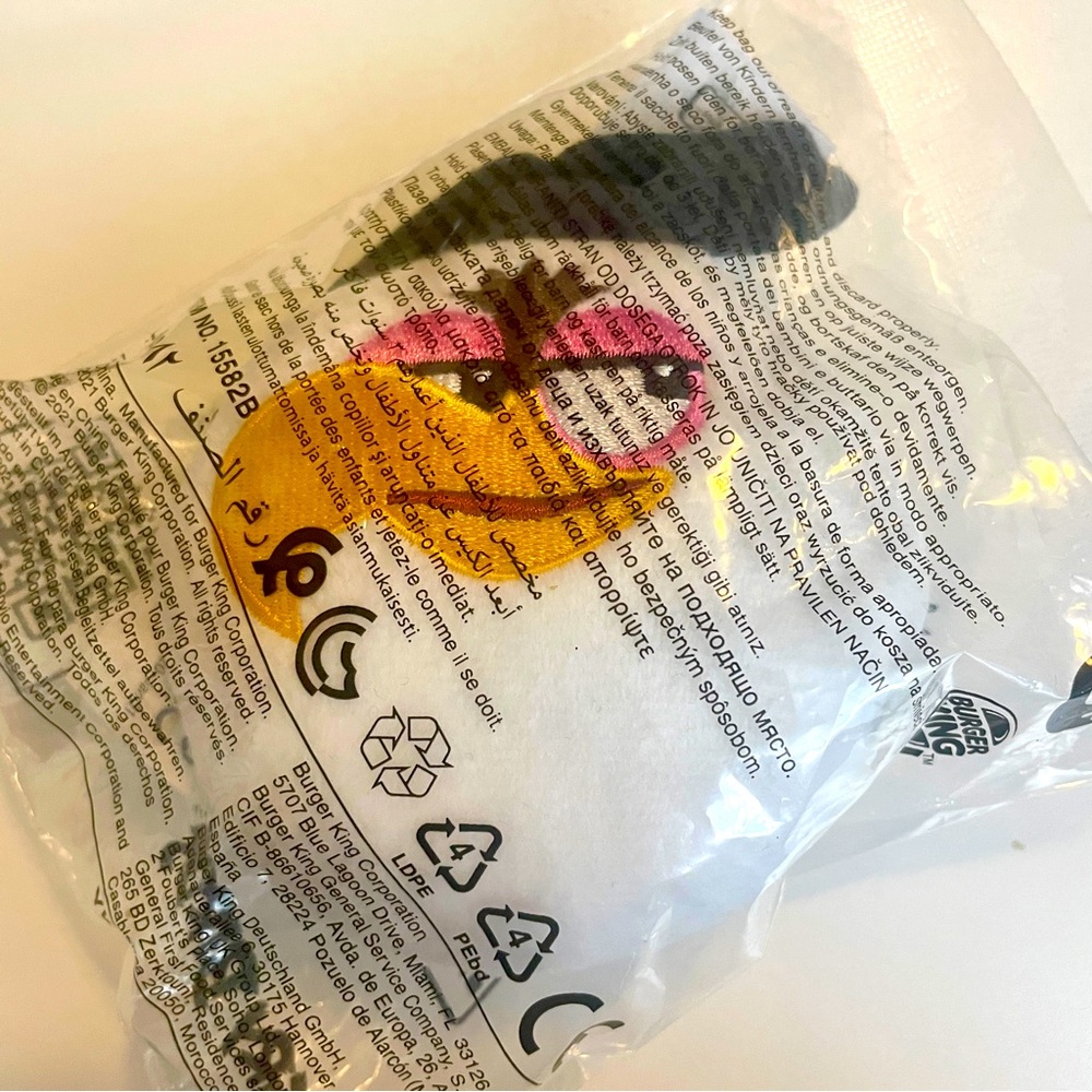 Burger King Kids Meal Toy 2021 Angry Birds #9 Mighty Eagle SEALED NEW